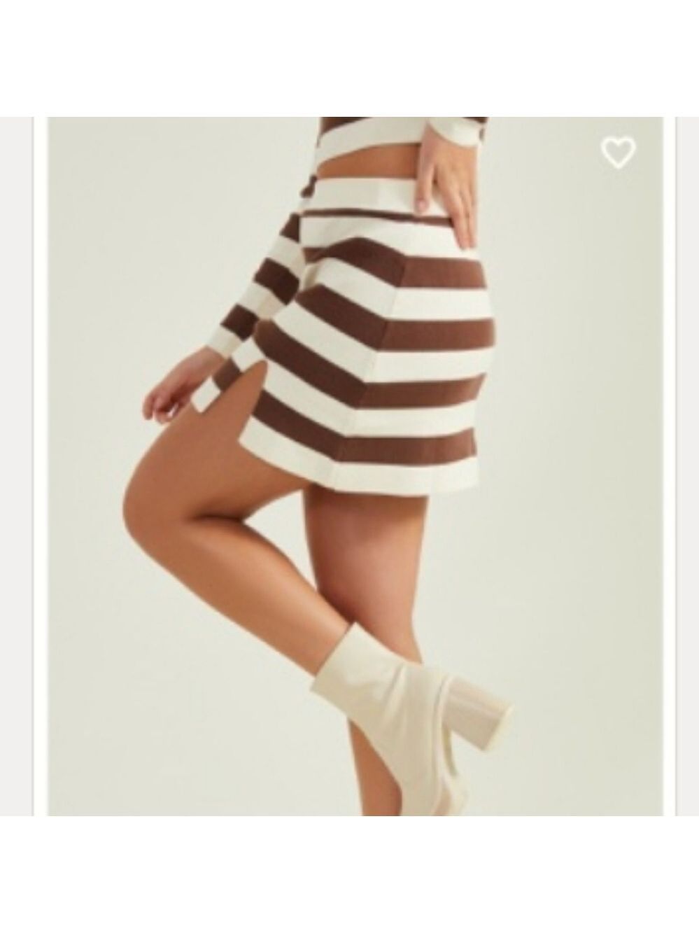 Altar'd State sweater mini skirt crop top set! - Picture 4 of 10
